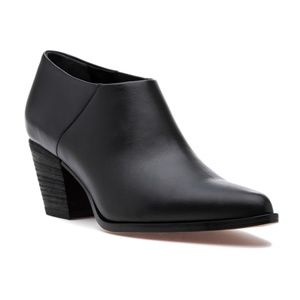 VINCE. Hamilton Black Leather Boot Booties 11